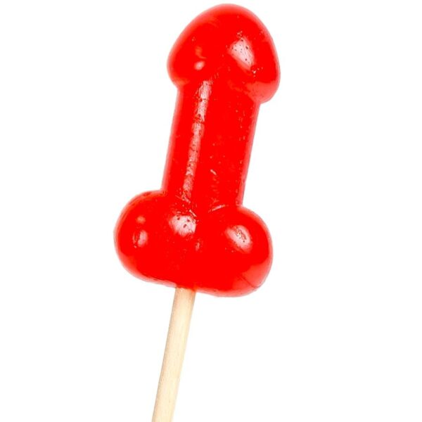 Imagen del artículo erótico SECRETPLAY - PIRULETA PENE CARAMELO CEREZA CON EFECTO CALOR PICANTE de SECRETPLAY COSMETIC en la sección ARTÍCULOS VARIOS|Dulces|Golosinas Divertidas de Millenial Sexshop.