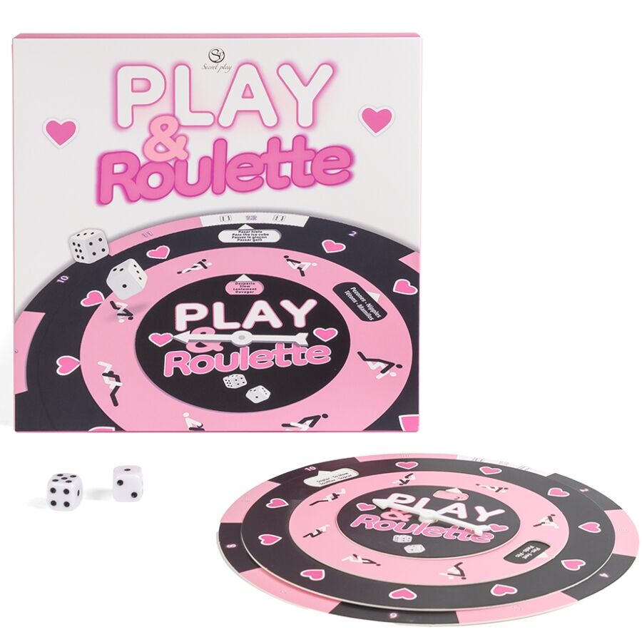 SECRETPLAY - PLAY & ROULETTE JUEGO DE DADOS Y RULETA (ES/PT/EN/FR)-MillenialSexshop-SECRETPLAY 100% GAMES Imagen del artículo erótico SECRETPLAY - PLAY & ROULETTE JUEGO DE DADOS Y RULETA (ES/PT/EN/FR) de SECRETPLAY 100% GAMES en la sección JUEGOS |Juego de Dados de Millenial Sexshop.