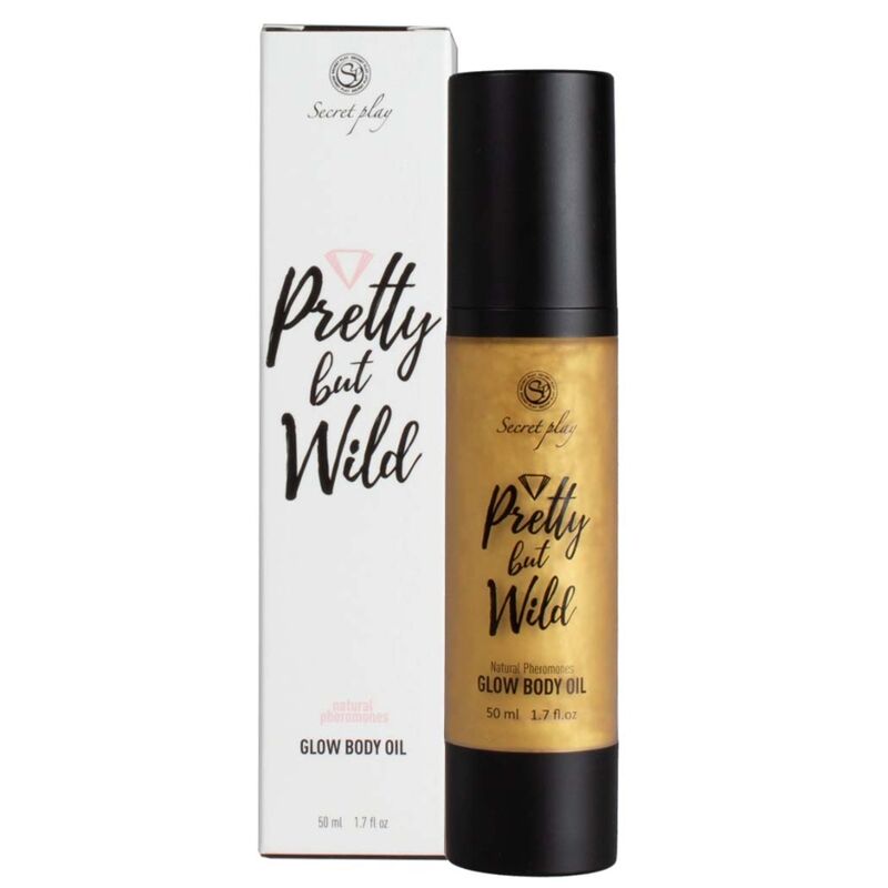Imagen del artículo erótico SECRETPLAY - PRETTY BUT WILD ACEITE BRILLO CORPORAL 50 ML de SECRETPLAY COSMETIC en la sección DROGUERÍA |Para Masajes|Brillo Corporal de Millenial Sexshop.
