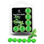 Imagen del artículo erótico SECRETPLAY - SET 6 BRAZILIANS BALLS MENTA de SECRETPLAY COSMETIC en la sección DROGUERÍA |Lubricantes|Bolas Brazilian Balls de Millenial Sexshop.