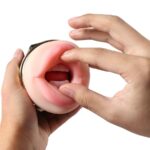 SHEQU - KAY MASTURBADOR DOBLE CON VIBRACIÓN DUAL BOCA Y VAGINA - Imagen 4