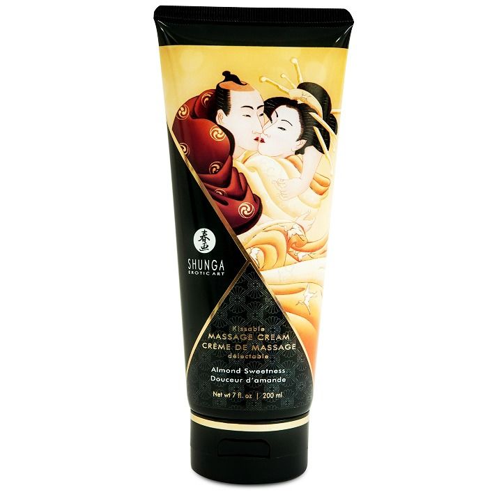 SHUNGA - CREMA MASAJE ALMENDRA DULCE 200 ML-MillenialSexshop-SHUNGA MASSAGE CREAM Imagen del artículo erótico SHUNGA - CREMA MASAJE ALMENDRA DULCE 200 ML de SHUNGA MASSAGE CREAM en la sección DROGUERÍA |Para Masajes|Cremas de masaje de Millenial Sexshop.