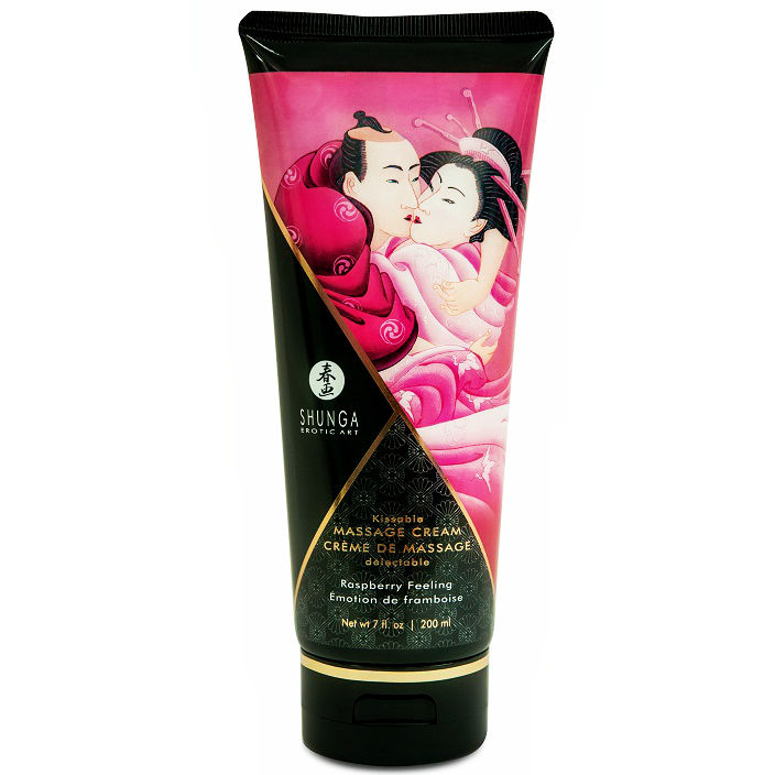Imagen del artículo erótico SHUNGA - CREMA MASAJE FRAMBUESA 200 ML de SHUNGA MASSAGE CREAM en la sección DROGUERÍA |Para Masajes|Cremas de masaje de Millenial Sexshop.