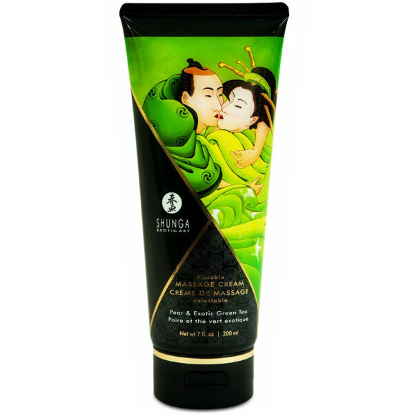 Imagen del artículo erótico SHUNGA - CREMA MASAJE PERA & TÉ VERDE 200 ML de SHUNGA MASSAGE CREAM en la sección DROGUERÍA |Para Masajes|Cremas de masaje de Millenial Sexshop.