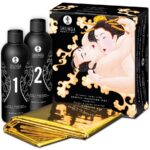 Imagen del artículo erótico SHUNGA - GEL DE MASAJE ERÓTICO CUERPO A CUERPO ORIENTAL MELÓN MANGO de SHUNGA KITS en la sección DROGUERÍA |Para Masajes|Kits de masaje de Millenial Sexshop.