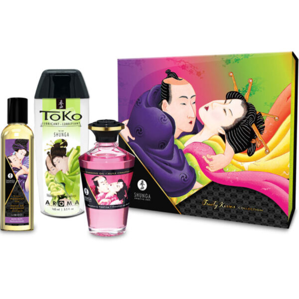 Imagen del artículo erótico SHUNGA - KIT FRUITY KISSES COLLECTION de SHUNGA KITS en la sección DROGUERÍA |Para Masajes|Kits de masaje de Millenial Sexshop.