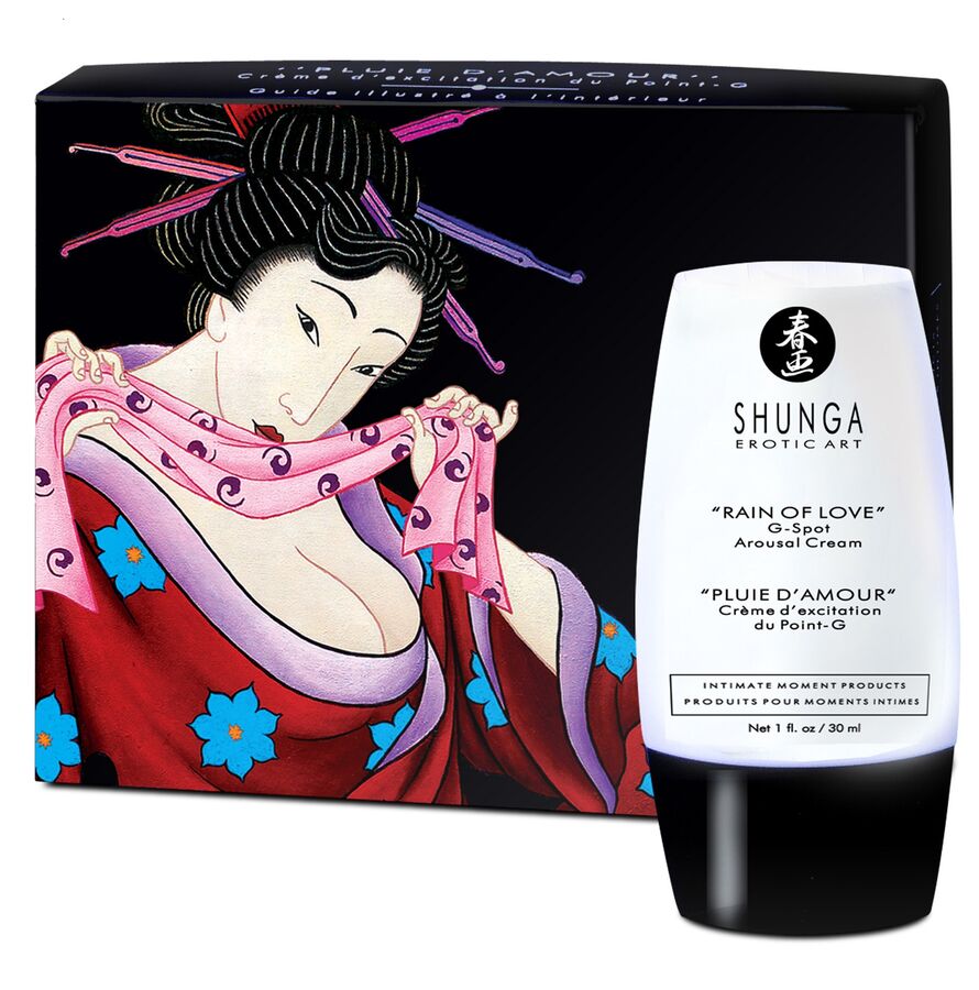 SHUNGA - LLUVIA DE AMOR CREMA ESTIMULANTE DEL PUNTO G-MillenialSexshop-SHUNGA APHRODISIACS Imagen del artículo erótico SHUNGA - LLUVIA DE AMOR CREMA ESTIMULANTE DEL PUNTO G de SHUNGA APHRODISIACS en la sección DROGUERÍA |Estimulantes para Ellas|Para tu punto G de Millenial Sexshop.