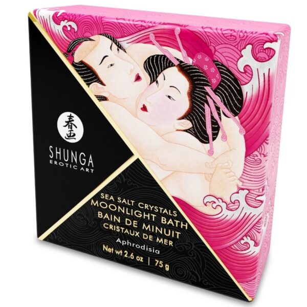 Imagen del artículo erótico SHUNGA - SALES DE BAÑO AROMATIZADAS APHRODISIA 75 GR de SHUNGA BATH EXPERIENCE en la sección DROGUERÍA |Para el baño de Millenial Sexshop.