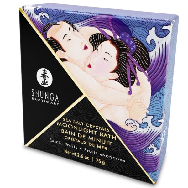 Imagen del artículo erótico SHUNGA - SALES DE BAÑO AROMATIZADAS EXOTIC PURPLE 75 GR de SHUNGA BATH EXPERIENCE en la sección DROGUERÍA |Para el baño de Millenial Sexshop.