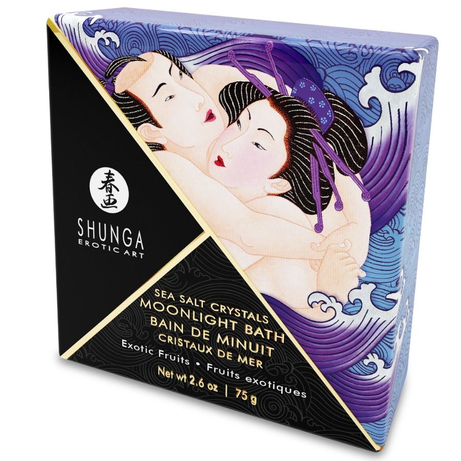 Imagen del artículo erótico SHUNGA - SALES DE BAÑO AROMATIZADAS EXOTIC PURPLE 75 GR de SHUNGA BATH EXPERIENCE en la sección DROGUERÍA |Para el baño de Millenial Sexshop.