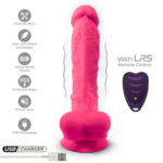 Imagen del artículo erótico SILEXD - PENE REALÍSTICO MODELO 18 ROSA VIBRACIÓN + CONTROL REMOTO LRS de SILEXD en la sección JUGUETES BIENESTAR |Vibradores|Vibradores Realisticos de Millenial Sexshop.