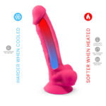 SILEXD - PENE REALÍSTICO MODELO 18 ROSA VIBRACIÓN + CONTROL REMOTO LRS - Imagen 6