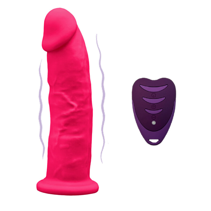 Imagen del artículo erótico SILEXD - PENE REALÍSTICO MODELO 2 ROSA + CONTROL REMOTO LRS 17 CM de SILEXD en la sección JUGUETES BIENESTAR |Dildos sin Vibración|Penes realisticos de Millenial Sexshop.