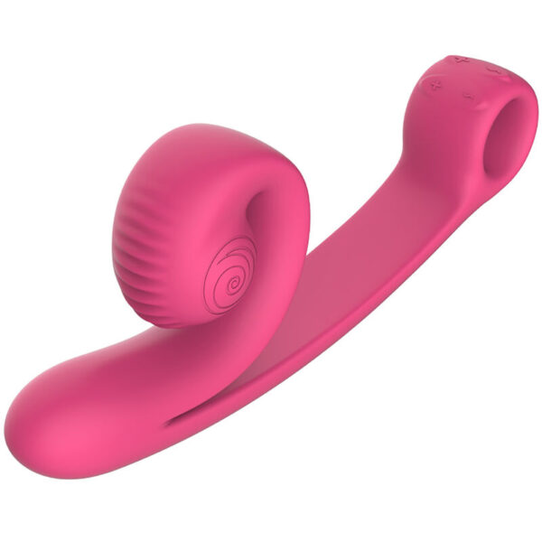 Imagen del artículo erótico SNAIL VIBE - CURVE VIBRADOR ROSA de SNAIL VIBE en la sección JUGUETES BIENESTAR |Vibradores|Vibradores HI-TECH de Millenial Sexshop.
