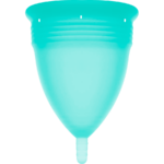 STERCUP - COPA MENSTRUAL FDA SILICONA AQUAMARINA - TALLA L - Imagen 3