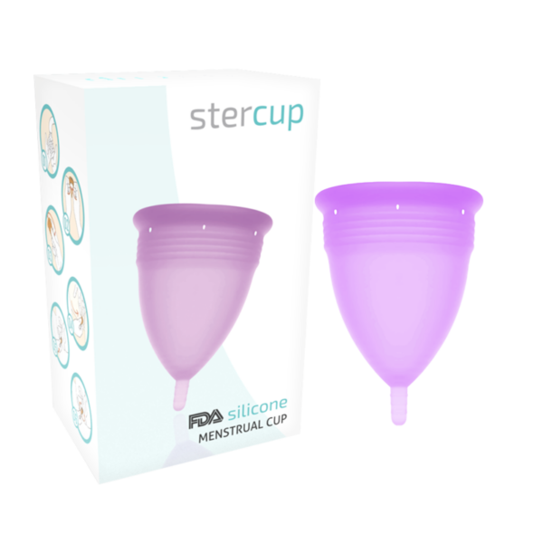 Imagen del artículo erótico STERCUP - COPA MENSTRUAL FDA SILICONA LILA - TALLA S de STERCUP en la sección DROGUERÍA |Copas vaginales de Millenial Sexshop.