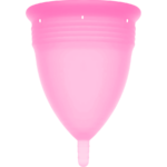 STERCUP - COPA MENSTRUAL FDA SILICONA ROSA - TALLA S - Imagen 3