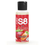 Imagen del artículo erótico STIMUL8 - S8 4 EN 1 LUBRICANTE POSTRE FRESA 125 ML de STIMUL8 en la sección DROGUERÍA |Lubricantes|Con deliciosos Sabores de Millenial Sexshop.