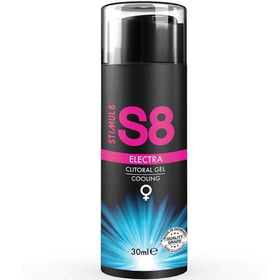 STIMUL8 - S8 ELECTRA GEL ESTIMULADOR DE CLÍTORIS EFECTO FRÍO 30 ML-MillenialSexshop-STIMUL8 Imagen del artículo erótico STIMUL8 - S8 ELECTRA GEL ESTIMULADOR DE CLÍTORIS EFECTO FRÍO 30 ML de STIMUL8 en la sección DROGUERÍA |Estimulantes para Ellas|Intensificador Orgasmos de Millenial Sexshop.