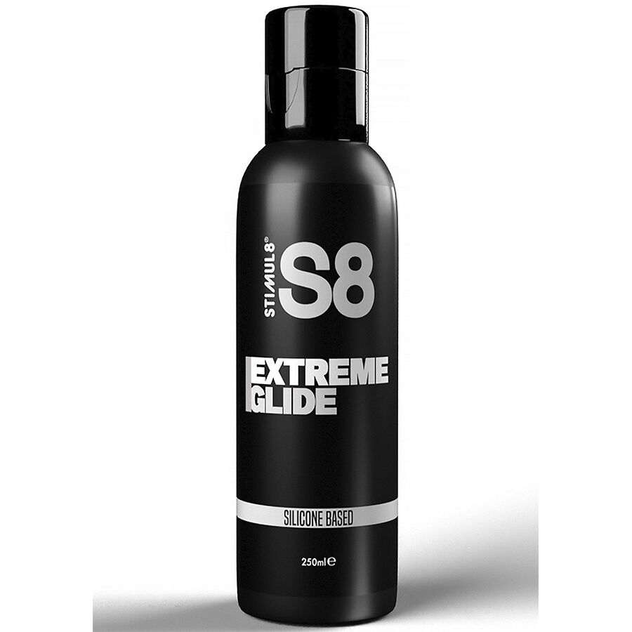 STIMUL8 - S8 EXTREME GLIDE SILICONA 250 ML-MillenialSexshop-STIMUL8 Imagen del artículo erótico STIMUL8 - S8 EXTREME GLIDE SILICONA 250 ML de STIMUL8 en la sección DROGUERÍA |Lubricantes|Base Silicona de Millenial Sexshop.