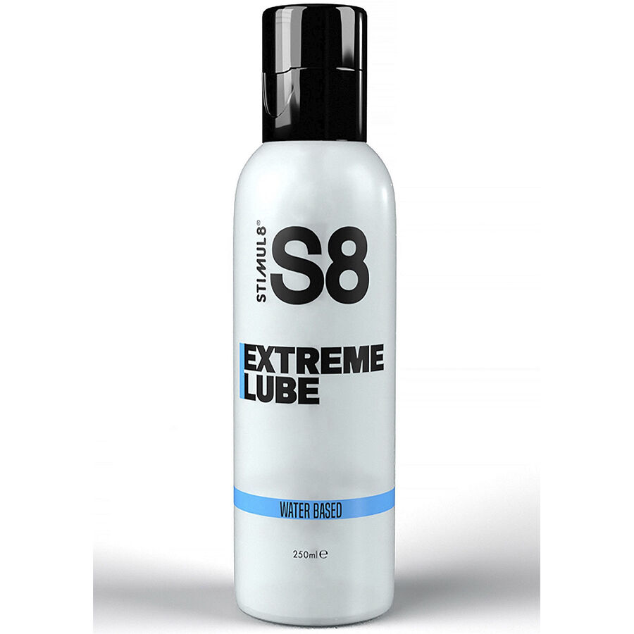 STIMUL8 - S8 EXTREME LUBRICANTE EN BASE AGUA 250 ML-MillenialSexshop-STIMUL8 Imagen del artículo erótico STIMUL8 - S8 EXTREME LUBRICANTE EN BASE AGUA 250 ML de STIMUL8 en la sección DROGUERÍA |Lubricantes|Base Agua de Millenial Sexshop.