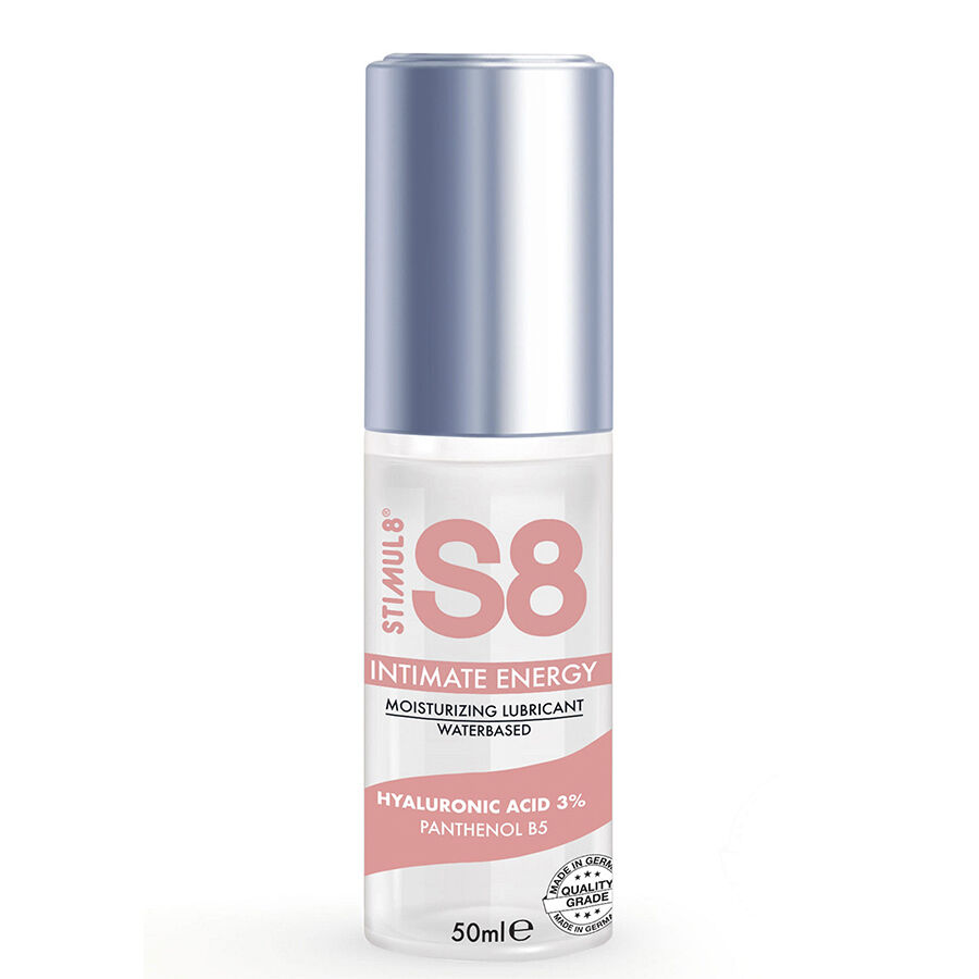 STIMUL8 - S8 INTIMATE ENERGY LUBRICANTE HIALURÓN 50 ML-MillenialSexshop-STIMUL8 Imagen del artículo erótico STIMUL8 - S8 INTIMATE ENERGY LUBRICANTE HIALURÓN 50 ML de STIMUL8 en la sección DROGUERÍA |Lubricantes|Base Agua de Millenial Sexshop.