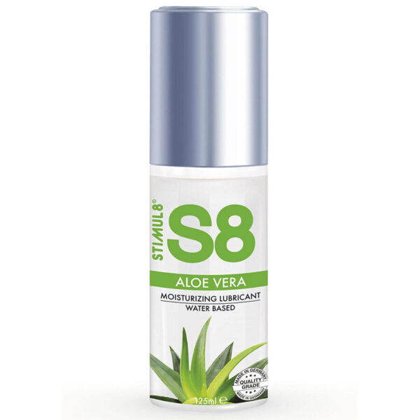 Imagen del artículo erótico STIMUL8 - S8 LUBRICANTE ALOE VERA 125 ML de STIMUL8 en la sección DROGUERÍA |Lubricantes|Con deliciosos Sabores de Millenial Sexshop.
