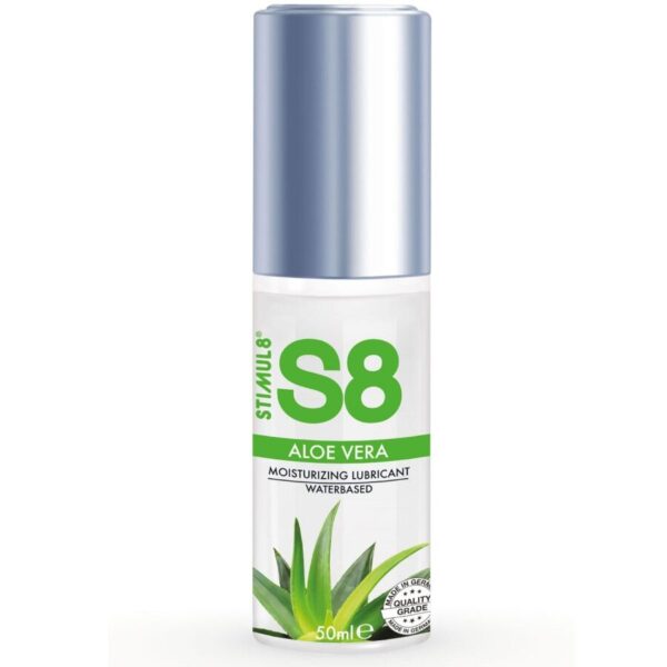 Imagen del artículo erótico STIMUL8 - S8 LUBRICANTE ALOE VERA 50 ML de STIMUL8 en la sección DROGUERÍA |Lubricantes|Con deliciosos Sabores de Millenial Sexshop.