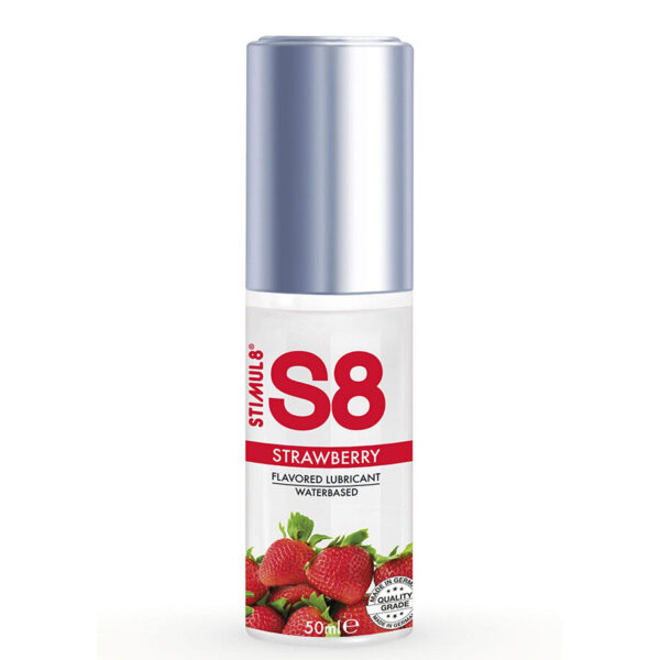 Imagen del artículo erótico STIMUL8 - S8 LUBRICANTE DE FRESA 50 ML de STIMUL8 en la sección DROGUERÍA |Lubricantes|Con deliciosos Sabores de Millenial Sexshop.
