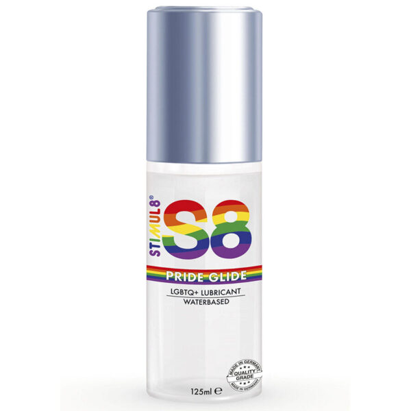 Imagen del artículo erótico STIMUL8 - S8 LUBRICANTE GLIDE ORGULLO 125 ML de STIMUL8 en la sección DROGUERÍA |Lubricantes|Base Agua de Millenial Sexshop.