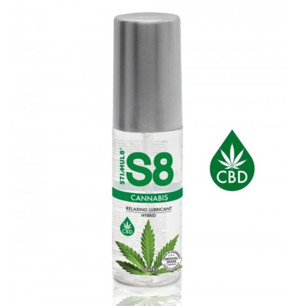 Imagen del artículo erótico STIMUL8 - S8 LUBRICANTE HÍBRIDO CANNABIS 50 ML de STIMUL8 en la sección DROGUERÍA |Lubricantes|Serie con base CBD de Millenial Sexshop.
