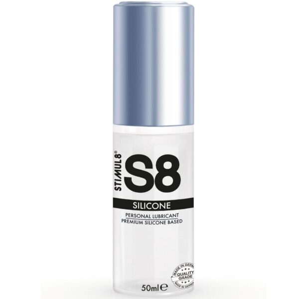 Imagen del artículo erótico STIMUL8 - S8 LUBRICANTE SILICONA 50 ML de STIMUL8 en la sección DROGUERÍA |Lubricantes|Base Silicona de Millenial Sexshop.