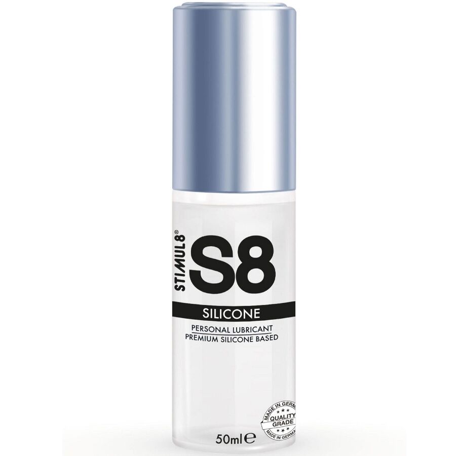 Imagen del artículo erótico STIMUL8 - S8 LUBRICANTE SILICONA 50 ML de STIMUL8 en la sección DROGUERÍA |Lubricantes|Base Silicona de Millenial Sexshop.