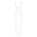 SUBBLIME - 951740 BODYSTOCKING CROTCHLESS DE REJILLA CON LAZOS BLANCO TALLA ÚNICA - Imagen 6