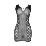 SUBBLIME - 952167 VESTIDO DE REJILLA CORTO ELÁSTICO NEGRO TALLA ÚNICA - Imagen 7