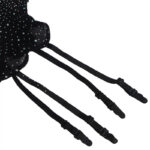 SUBBLIME - 952174 BODYSTOCKING DE REJILLA CON GUANTES Y DIAMANTES NEGRO TALLA ÚNICA - Imagen 7