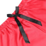 SUBBLIME - 953959 PIJAMA SEXY SATEN Y  ENCAJE NEGRO/ROJO S/M - Imagen 8