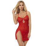 Imagen del artículo erótico SUBBLIME - 954208 BABYDOLL DE ENCAJE CON TIRANTES AJUSTABLES ROJO S/M de SUBBLIME BABYDOLLS en la sección MODA & LENCERÍA|Lencería Mujer|Lencería Sexy|Babydoll de Millenial Sexshop.