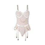 SUBBLIME - 954284 BODY CON CADENAS + LIGUEROS BLANCO S/M - Imagen 5