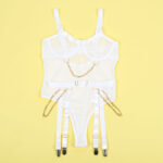 SUBBLIME - 954284 BODY CON CADENAS + LIGUEROS BLANCO S/M - Imagen 6