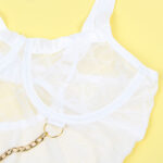 SUBBLIME - 954284 BODY CON CADENAS + LIGUEROS BLANCO S/M - Imagen 7