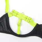 SUBBLIME - 955274 SET SUJETADOR CON COLLAR Y DETALLES PARA PIERNAS VERDE FLUORESCENTE S/M - Imagen 8