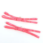 SUBBLIME - 955298 SET SUJETADOR CON COLLAR Y DETALLES PARA PIERNAS ROSA FLUORESCENTE S/M - Imagen 9