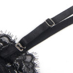 SUBBLIME - 955496 BODY DE ENCAJE CON LAZOS Y LIGAS NEGRO S/M - Imagen 8