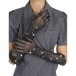 SUBBLIME - 957469 GUANTES TRANSPARENTES CON BRILLO NEGRO S/M - Imagen 2