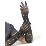 SUBBLIME - 957469 GUANTES TRANSPARENTES CON BRILLO NEGRO S/M - Imagen 3