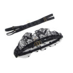 SUBBLIME - 957483 CONJUNTO SUJETADOR Y LIGA DE ENCAJE NEGRO S/M - Imagen 7