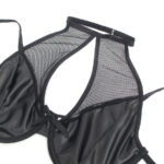 SUBBLIME - 957599 CONJUNTO SUJETADOR Y FALDA DE CUERO NEGRO L/XL - Imagen 5