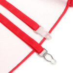 SUBBLIME - 957728 VESTIDO DE CUERO CON CREMALLERA Y ENCAJE ROJO S/M - Imagen 7