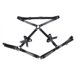 SUBBLIME - ARNÉS CINTURA Y PIERNAS CUERO NEGRO TALLA ÚNICA - Imagen 4